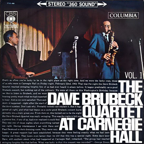 At Carnegie Hall (Part 1)