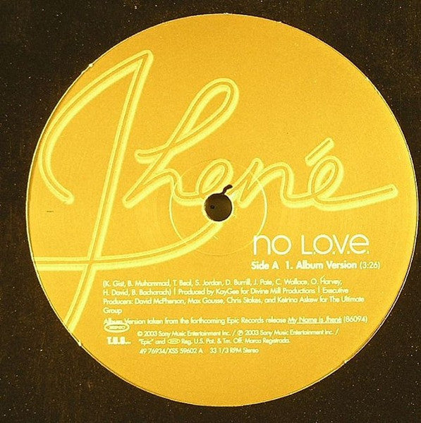 No L.O.V.E.