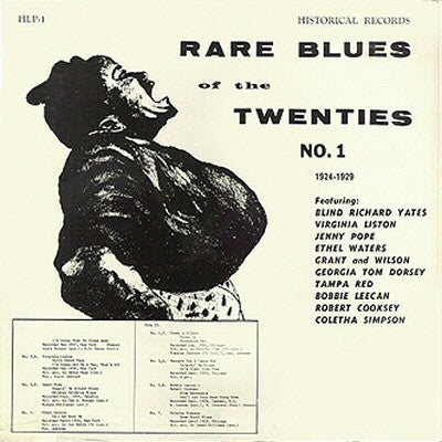 Rare Blues Of The Twenties No. 1