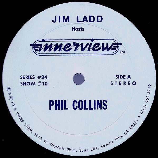 Jim Ladd Hosts Innerview: Phil Collins