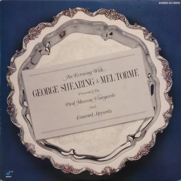 An Evening With George Shearing And Mel Tormé