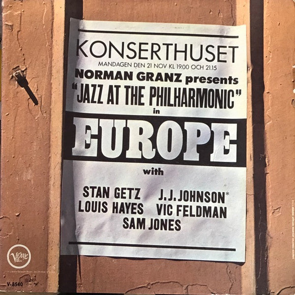 Jazz At The Philharmonic In Europe