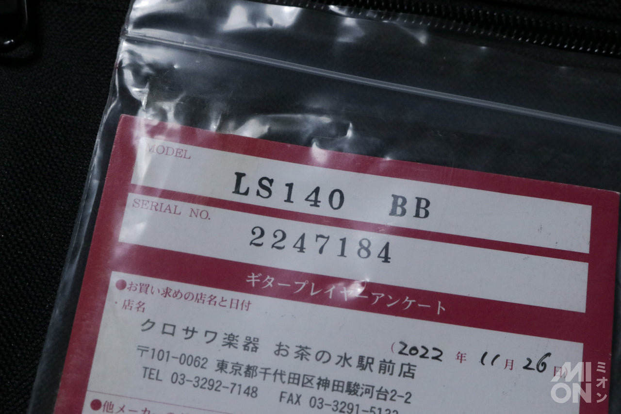 Tokai LS140BB 2022