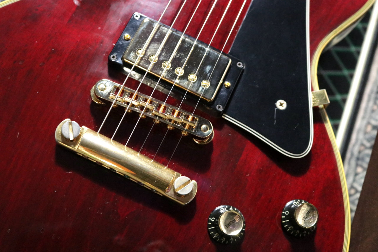 Gibson Les Paul Custom 1976 Wine Red w/ Monty's Guitars Full Monty Humbucker Pickups Gold