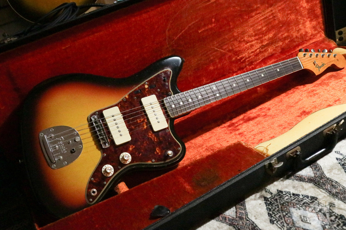 Fender Jazzmaster Sunburst 1965 w/ Binding & Dot Inlay