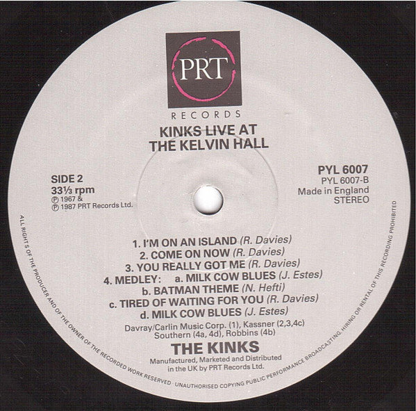Live At Kelvin Hall