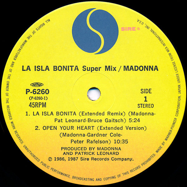 La Isla Bonita - Super Mix