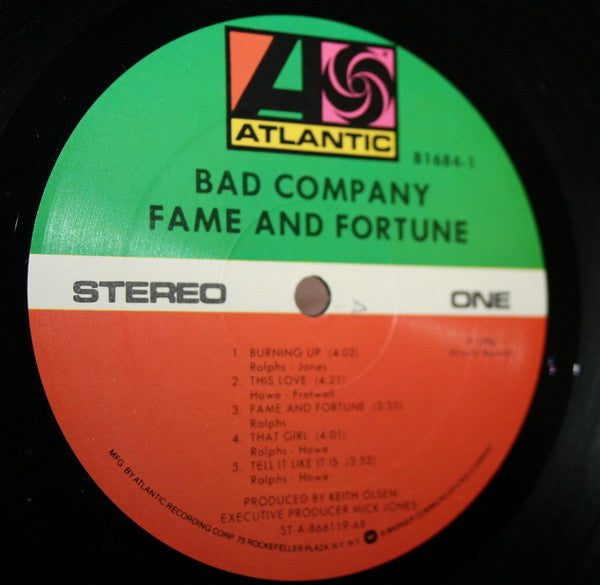 Fame And Fortune
