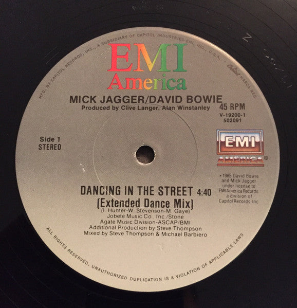 Dancing In The Street