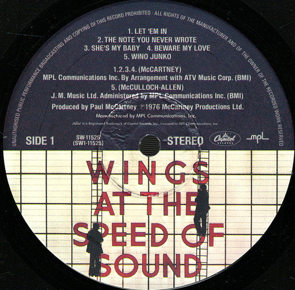 Wings At The Speed Of Sound