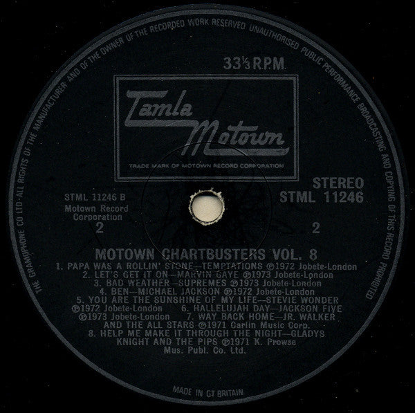 Motown Chartbusters Vol. 8