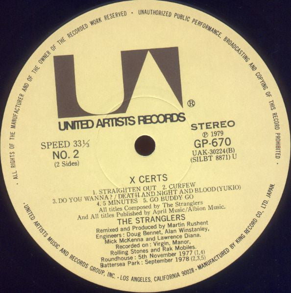 X Certs
