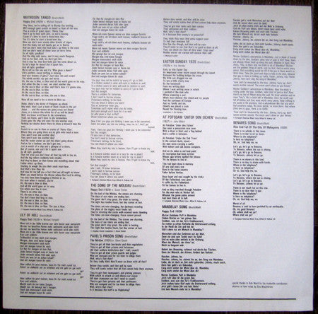 Supply & Demand - Songs By Brecht/Weill & Eisler