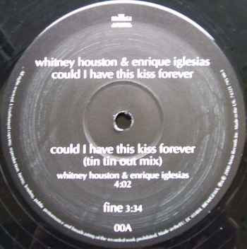 Master Release: Could I Have This Kiss Forever by Whitney Houston