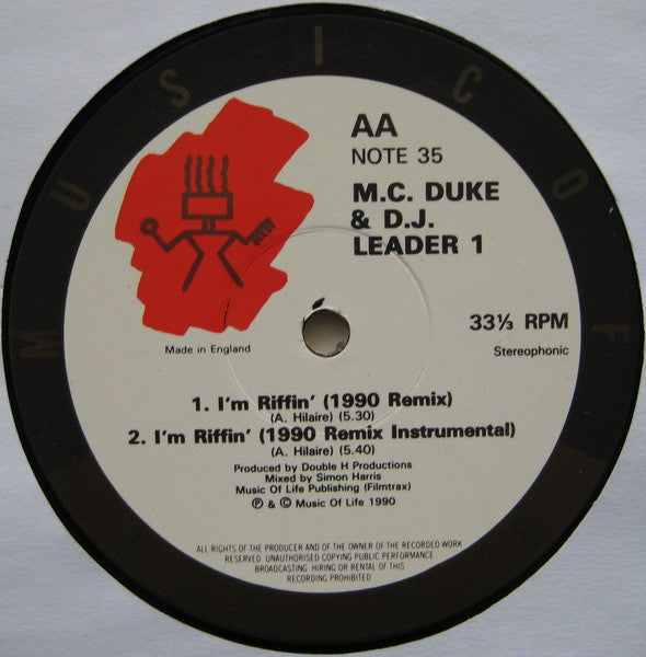 The Final Conflict / I'm Riffin' 1990 Remix