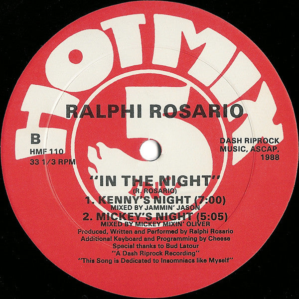 Master Release: In The Night by Ralphi Rosario