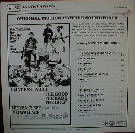 続夕陽のガンマン = The Good, The Bad And The Ugly (Original Motion Picture Soundtrack)