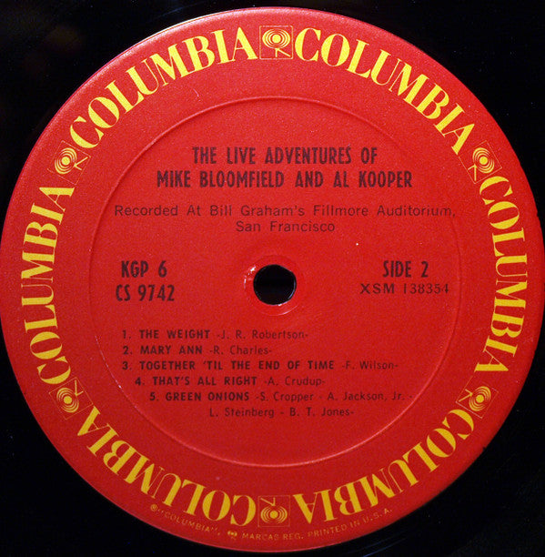 The Live Adventures Of Mike Bloomfield And Al Kooper