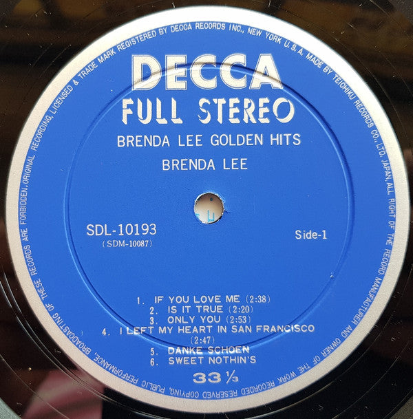 Brenda Lee Golden Hits