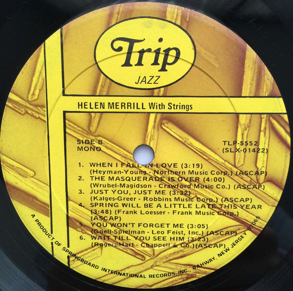 Helen Merrill With Strings
