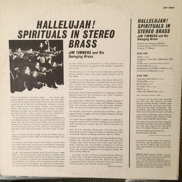 Hallelujah! Spirituals In Stereo Brass