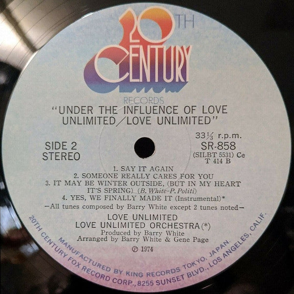 Under The Influence Of Love Unlimited