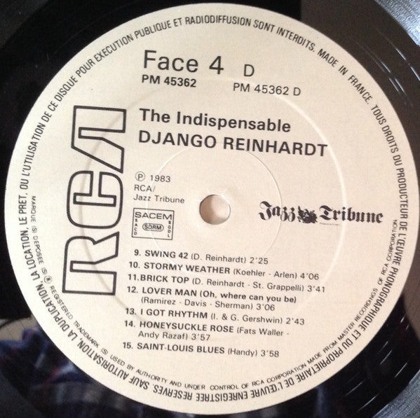 The Indispensable Django Reinhardt (1949-1950)