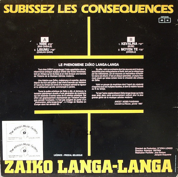 Subissez Les Consequences