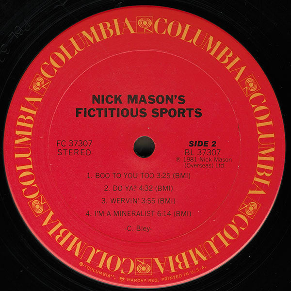 Nick Mason's Fictitious Sports