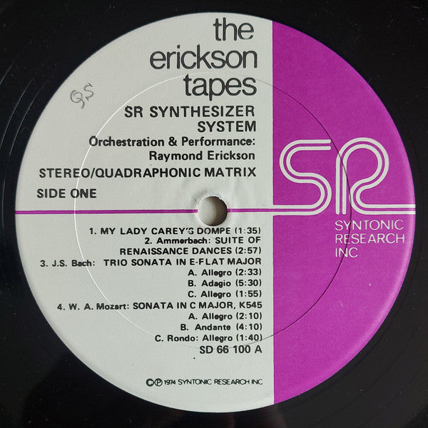 The Erickson Tapes