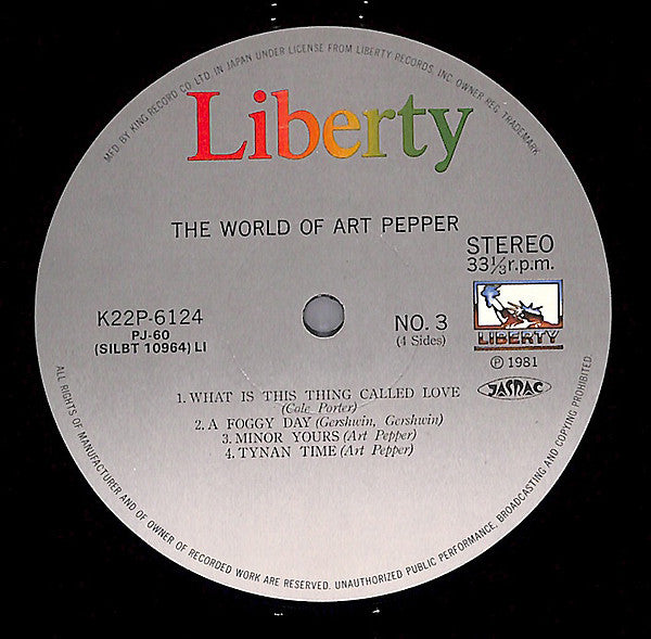 The World Of Art Pepper