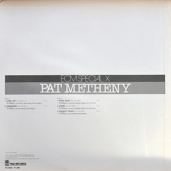 ECM Special X Pat Metheny