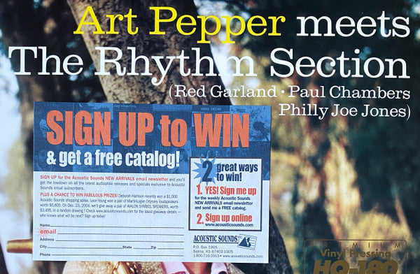 Art Pepper Meets The Rhythm Section