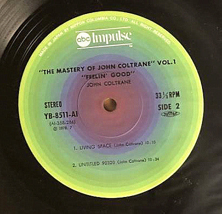 The Mastery Of John Coltrane / Vol. I Feelin' Good