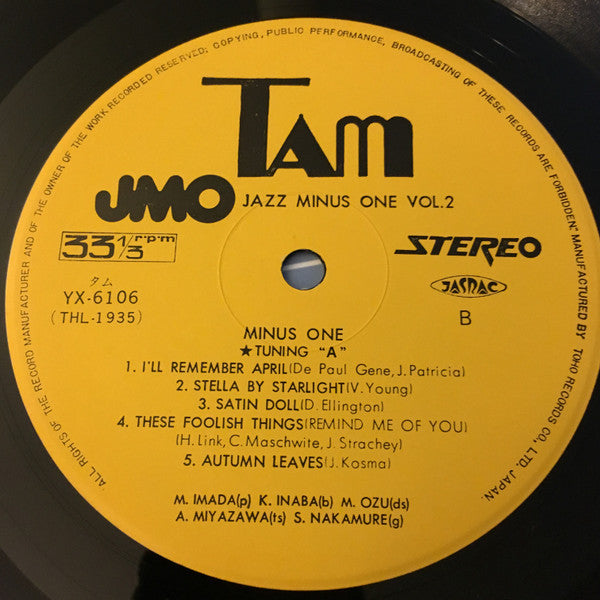 Jazz Minus One Vol.2