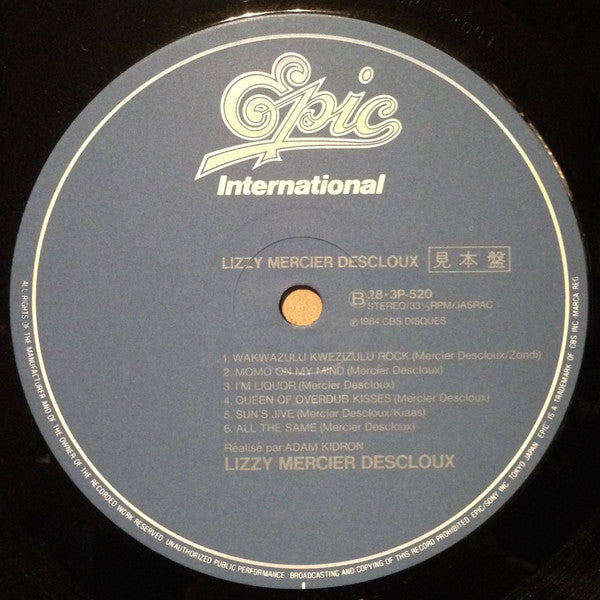 Lizzy Mercier Descloux