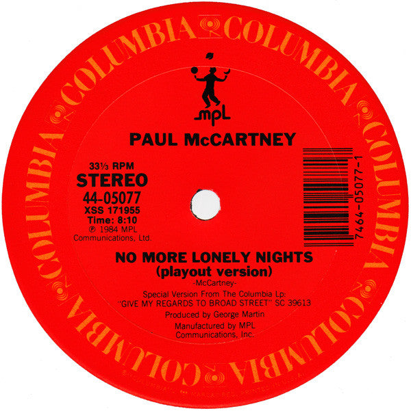 No More Lonely Nights