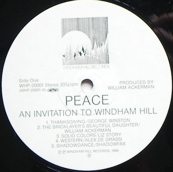 Peace - An Invitation To Windham Hill, vol. 1