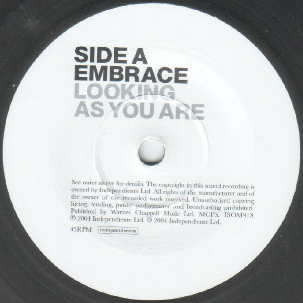 Looking As You Are