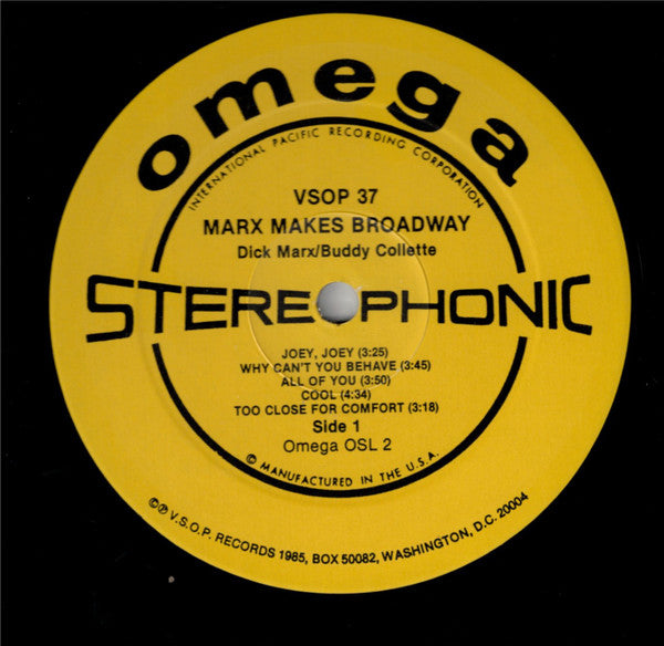 Marx Makes Broadway