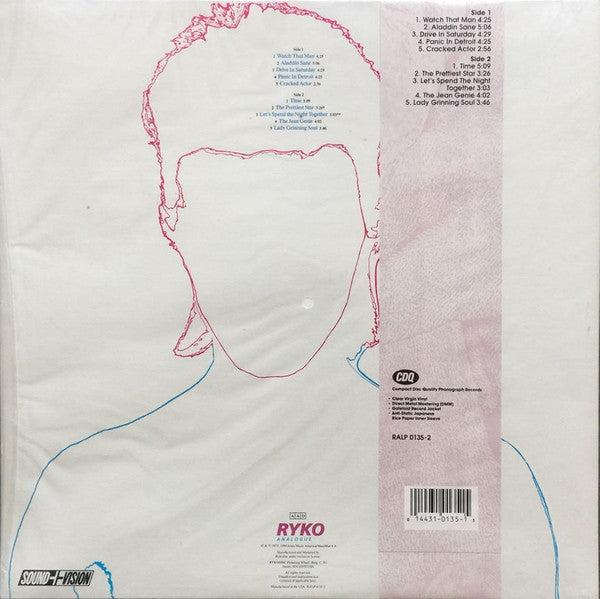 Release: Aladdin Sane-Vinyl-US-1990-RALP 0135-2-1675366