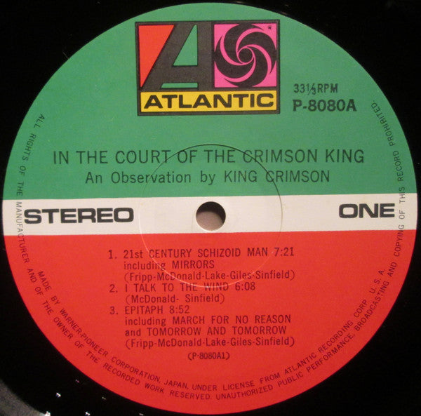 In The Court Of The Crimson King (An Observation By King Crimson)
