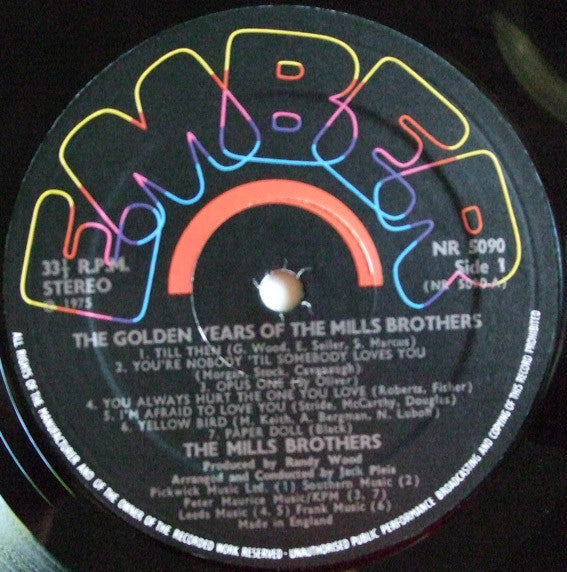 The Golden Years Of The Mills Brothers
