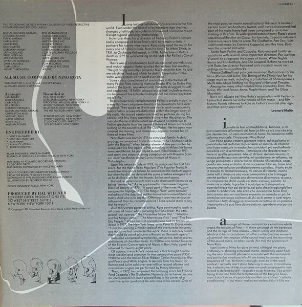 Amarcord Nino Rota