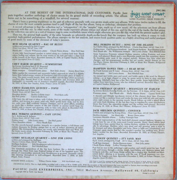 Jazz West Coast, Volume 2