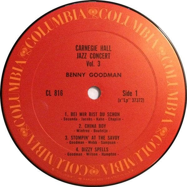 The Famous 1938 Carnegie Hall Jazz Concert Vol.3