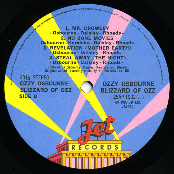 Blizzard Of Ozz