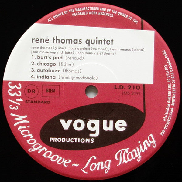 René Thomas Et Son Quintette