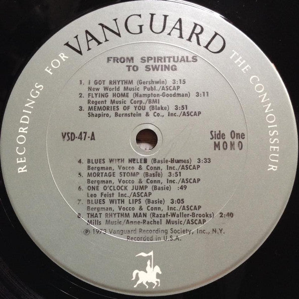 From Spirituals To Swing – Carnegie Hall Concerts 1938/39