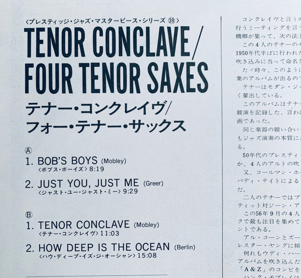 Tenor Conclave